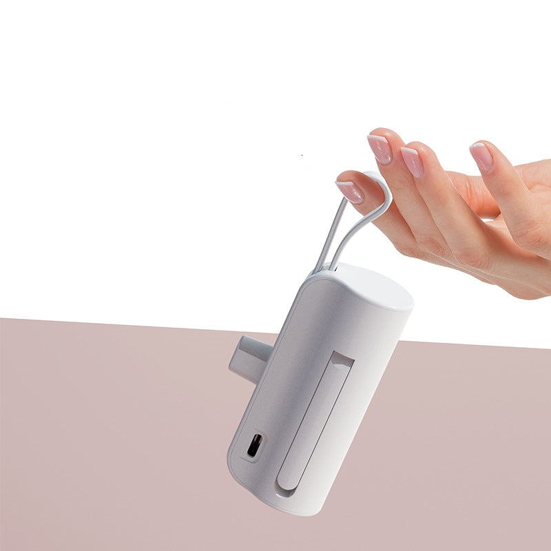 Chargeur portable mobile 5000 mah avec câble intégré batterie externe