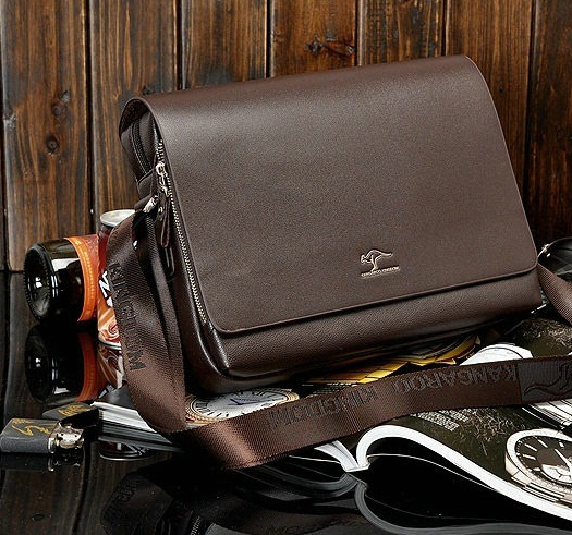 Beau Sac Messager Pour Hommes En Cuir Vintage