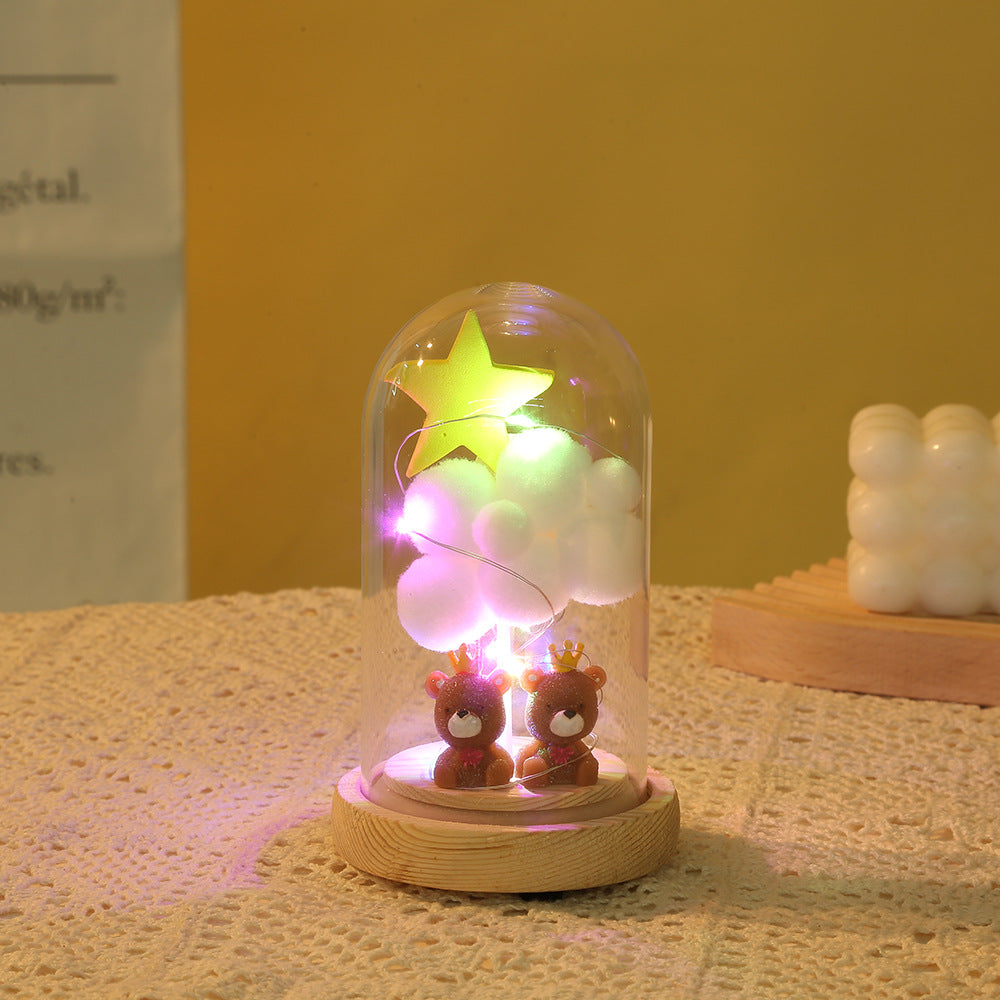 Fond de buche en verre Artisanat Lumières LED