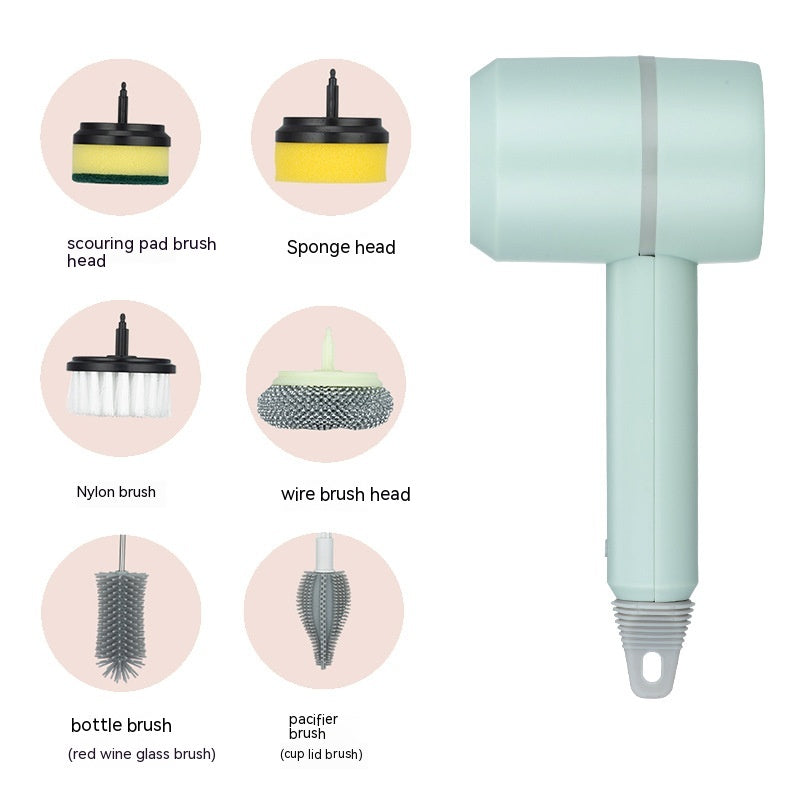 Brosse de nettoyage électrique brosse à vaisselle automatique sans fil