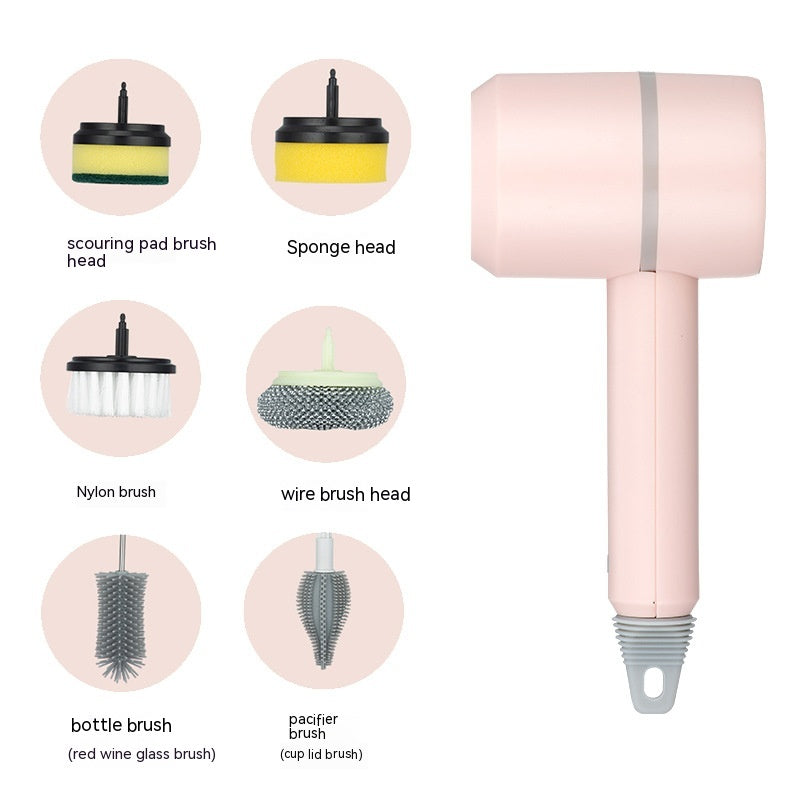 Brosse de nettoyage électrique brosse à vaisselle automatique sans fil